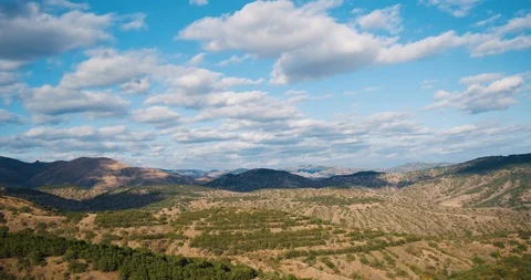 Day in the mountains Timelapse Stock Footage 128707466