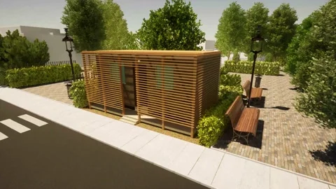 Day Night Cabin 스톡 동영상 148281920