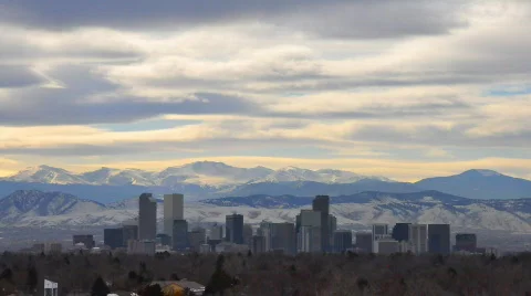Day to Night to Day Timelapse - Denver Colorado Stock Footage
