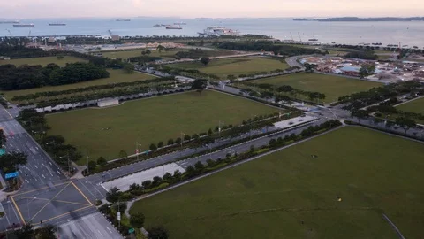 Day to Night Hyperlapse of Road Traffic Stock Footage 89623005