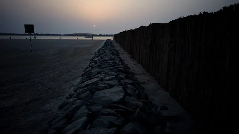 DAY TO NIGHT - LIGHT TO DARK - TIME LAPSE Stock Footage 111902485