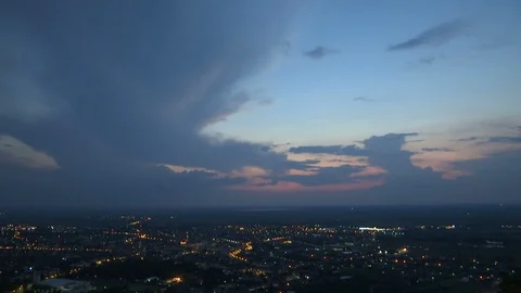 Day to night time lapse Stock Footage 93936962