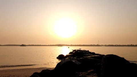 DAY TO NIGHT - TIME LAPSE  - LIGHT TO DARK Stock Footage 111746667