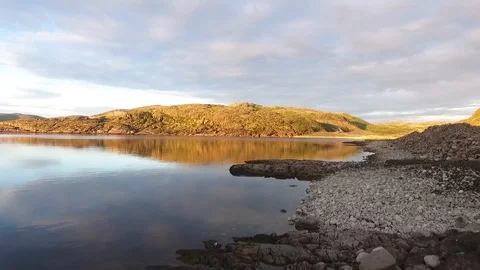 Day to night time lapse Sea of Galilee Vídeo Stock 104546205