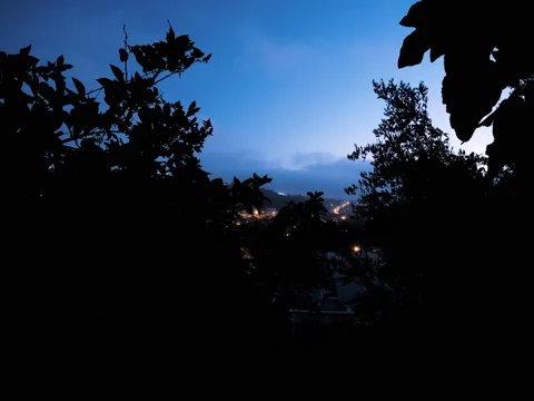 Day to night time lapse sunset Video stock 133782275