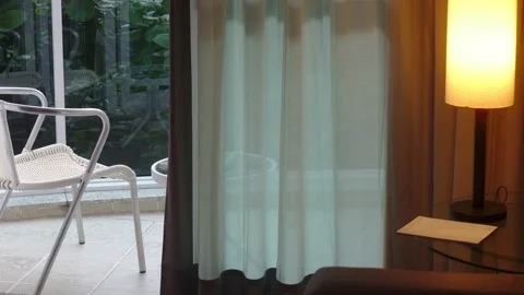 A day to night time lapse transition from a balcony in a apartment  Stock-Footage 130676848