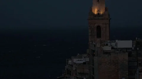 Day to night Time lapse of Valetta, Malta the european capital of culture 2018 動画素材 84028213