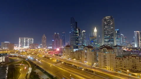 Day to night timelapse of Dubai 動画素材 219929866