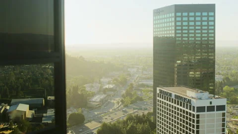 Day-night timelapse looking West over Studio City and 101 freeway Stock Footage 136444347