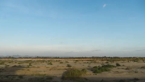 Day to night timelapse of the Moon rising in the middle of nowhere. Stock Footage 155049209