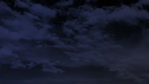 Day to night timelapse with moving clouds Stock Illustration
