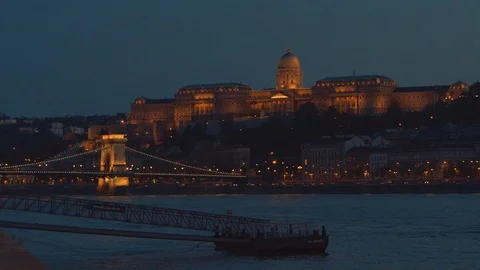 Day to night timelapse shot of Budapest city. Stock Footage 106666052
