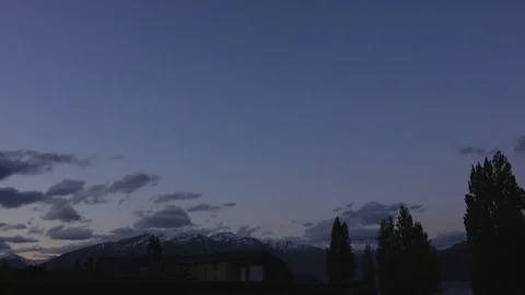 Day-to-Night Timelapse of South Island house. Stock Footage 82671853