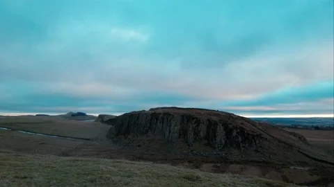 Day to night timelapse of a sunset Stock Footage 147513574