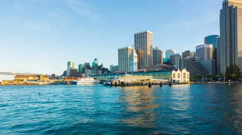 Day Night Zoom Out Time-lapse San Francisco Ferry Building Front Traffic 4k Stock Footage