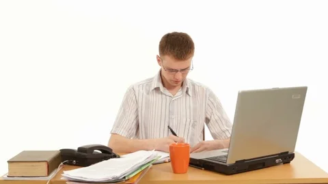 Day In Office. Time Lapse Video stock 83344469