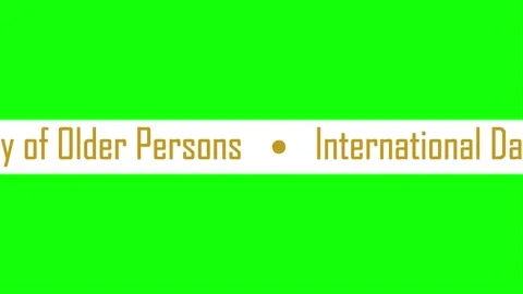 Day of Older Persons Stock Footage 331125278