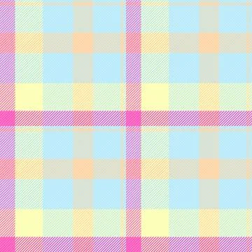 Day pattern background seamless, comfort plaid tartan texture. Straight vec.. Stock Illustration