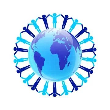 Day of peace vector background Stock Illustration