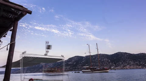 Day at the Pier Time Lapse Video stock 31973939