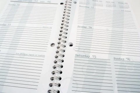 Day planner Stock-Fotos