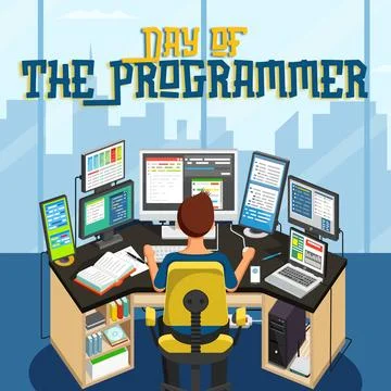 Day of the Programmer イラスト素材