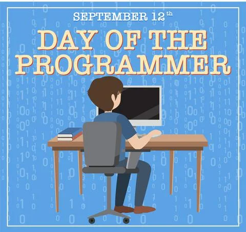 The Day of the Programmer Poster Stock-Illustration