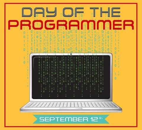 The Day of the Programmer Poster Stock-Illustration