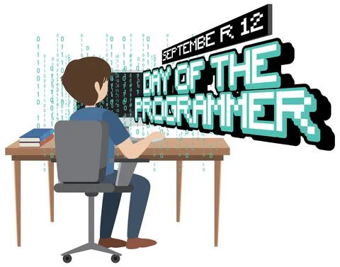 The Day of the Programmer Poster Stock-Illustration