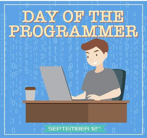 The Day of the Programmer Poster Stock-Illustration