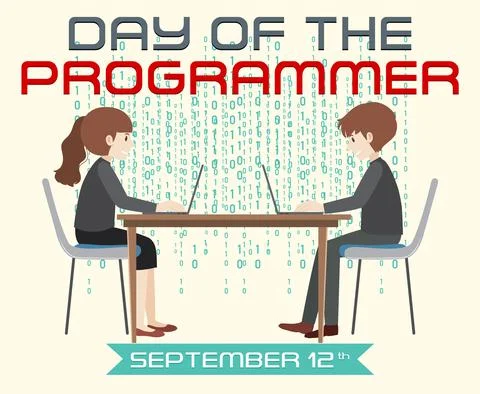 The Day of the Programmer Poster Stock-Illustration