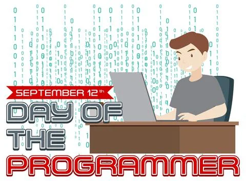 The Day of the Programmer Poster イラスト素材