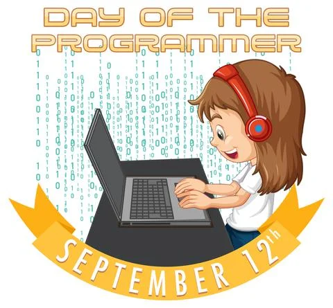 The Day of the Programmer Poster Stock Illustration