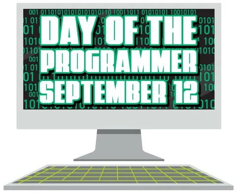 The Day of the Programmer Poster イラスト素材