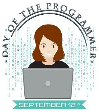 The Day of the Programmer Poster Stock-Illustration