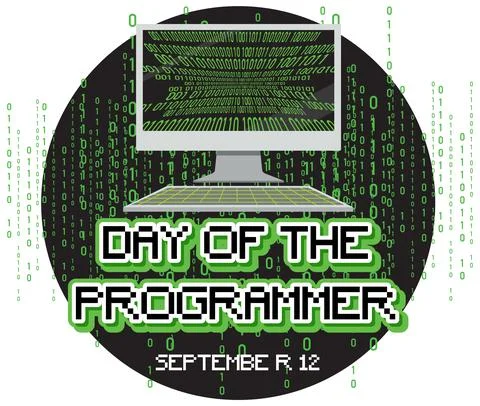 The Day of the Programmer Poster Stock Illustration