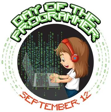 The Day of the Programmer Poster Stock-Illustration