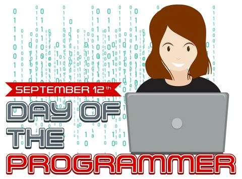The Day of the Programmer Poster Stock-Illustration