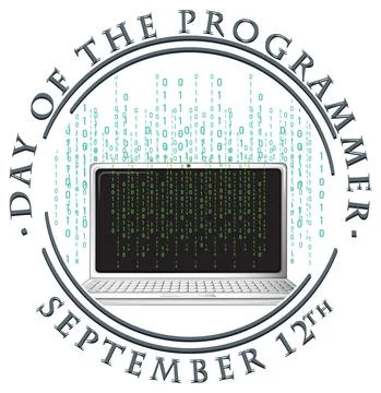 The Day of the Programmer Poster 스톡 일러스트