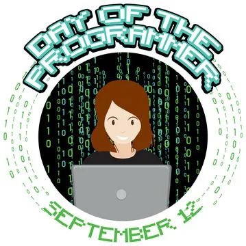 The Day of the Programmer Poster Stock-Illustration