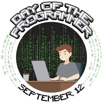 The Day of the Programmer Poster イラスト素材