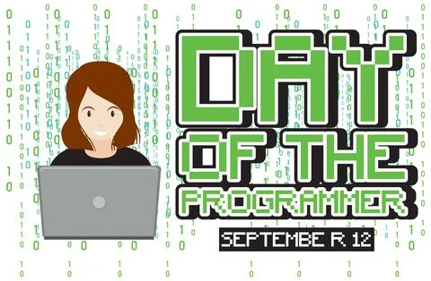 The Day of the Programmer Poster Stock Illustration