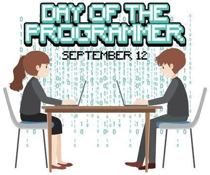 The Day of the Programmer Poster Stock-Illustration