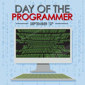 The Day of the Programmer Poster イラスト素材