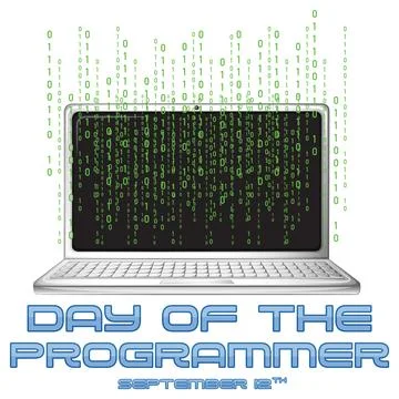 The Day of the Programmer Poster Stock Illustration