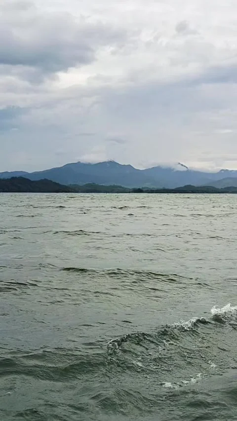 The Day at the reservoir Stock Footage 323417879