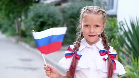 Day of the Russian flag. Stock Footage 160048518