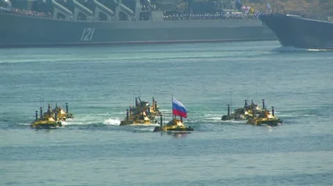 Day of Russian Navy. Stock Footage 8914067