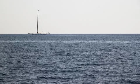 Day sailing on Adriatic Stock Photos