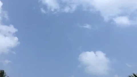 Day, sky, city, summer, cloudy, sunny, real time, color, no people, Stock-Footage 243060866